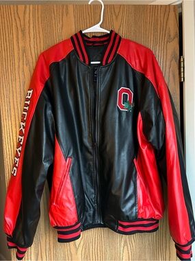 Steve & Barry's Black and Red Letterman Jacket